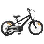 Bicicletă pentru Copii 16 Inci pentru 4-6 ani Negru GartenMobel Dekor