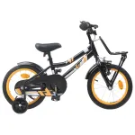 Bicicletă pentru Copii 16 Inci pentru 4-6 ani Portocaliu Negru GartenMobel Dekor