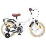 Bicicletă pentru Copii 12 Inci pentru 2-4 ani Alb GartenMobel Dekor