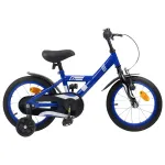 Bicicletă pentru Copii 12 Inci pentru 2-4 ani Albastru închis GartenMobel Dekor