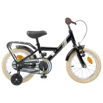 Bicicletă pentru Copii 12 Inci pentru 2-4 ani Negru GartenMobel Dekor