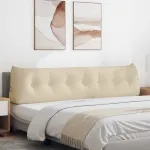 Perna pentru spate Crem 200 x 24 x 50 cm țesătură GartenMobel Dekor