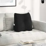 Perna pentru spate Negru 45 x 24 x 50 cm țesătură GartenMobel Dekor