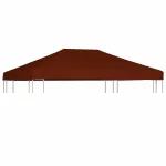 Acoperiș pentru pavilion, 310 g/m², cărămiziu, 3 x 4 m GartenMobel Dekor
