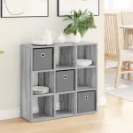 Bufet cu sertar Gri Sonoma 73,5 x 24 x 69,5 cm GartenMobel Dekor