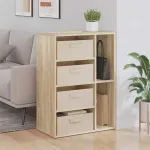 Bufet cu sertar Stejar Sonoma 60 x 33,5 x 84 cm GartenMobel Dekor