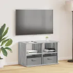 Suport pentru TV cu sertar Gri Sonoma 79 x 40 x 48 cm GartenMobel Dekor