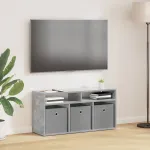 Bucătărie joasă cu sertar Gri din beton 87 x 27,5 x 43 cm GartenMobel Dekor