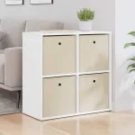 Bufet cu sertar Alb 68,5 x 32 x 67 cm GartenMobel Dekor