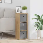 Bufet cu sertar Stejar Artizanal 25,5 x 22 x 69,5 cm GartenMobel Dekor