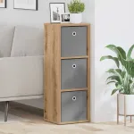 Bufet cu sertar Stejar Artizanal 30,5 x 27 x 84,5 cm GartenMobel Dekor