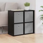 Bufet cu sertar Stejar Negru 59,5 x 27 x 57 cm GartenMobel Dekor