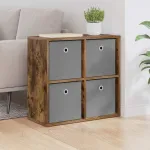Bufet cu sertar Stejar fumuriu 59,5 x 27 x 57 cm GartenMobel Dekor