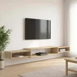 Sistem de TV montat pe perete Montare pe perete Stejar Sonoma GartenMobel Dekor