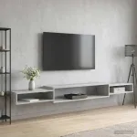 Sistem de TV montat pe perete Montare pe perete Gri Beton GartenMobel Dekor