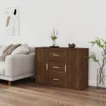 Dulap, stejar maro, 91x29,5x65 cm, lemn compozit GartenMobel Dekor