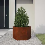 Jardinieră, ruginiu, 60x60x45 cm, oțel corten GartenMobel Dekor