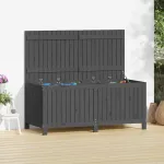 Cutie de depozitare grădină, gri, 147x68x64 cm, lemn masiv pin GartenMobel Dekor