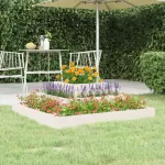 Jardinieră, alb, 80x80x27 cm, lemn masiv de pin GartenMobel Dekor