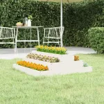 Jardinieră, alb, 80x80x27 cm, lemn masiv de pin GartenMobel Dekor