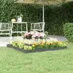 Jardinieră, gri, 110x110x27 cm, lemn masiv de pin GartenMobel Dekor