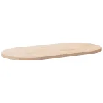 Blat de masă oval din lemn masiv de pin 100x50x2,5 cm GartenMobel Dekor