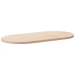 Blat de masă oval din lemn masiv de pin 110x55x2,5 cm GartenMobel Dekor