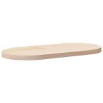 Blat de masă oval din lemn masiv de pin 60x30x2,5 cm GartenMobel Dekor