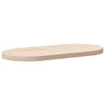 Blat de masă oval din lemn masiv de pin 70x35x2,5 cm GartenMobel Dekor