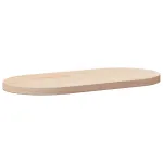 Blat de masă oval din lemn masiv de pin 80x40x2,5 cm GartenMobel Dekor