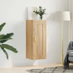 Dulap de perete, stejar sonoma, 34,5x34x90 cm, lemn prelucrat GartenMobel Dekor