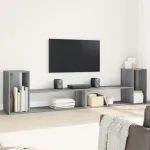 Comodă TV, 2 buc., gri sonoma, 100x30x50 cm, lemn prelucrat GartenMobel Dekor