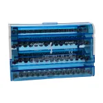 Bloc de distribuție electrică 125A, 4 poli, 4x15 căi, Plastim PDB415