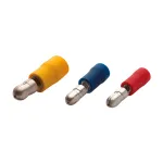 Terminale izolate tata cu pin 0,5-1,5 mm², set 200 buc, Plastim PMT-1040