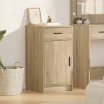 Bufet cu sertar Stejar Sonoma 40 x 40.5 x 75 cm Lemn compozit GartenMobel Dekor