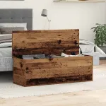 Cutie de depozitare Lemn Vechi 102 x 35 x 35 cm Lemn compozit GartenMobel Dekor