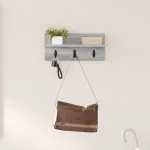 Răcător de paltoane montat pe perete Pe perete Gri Sonoma GartenMobel Dekor