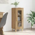Bufet Stejar Artizanal 34.5 x 32.5 x 90 cm Lemn compozit GartenMobel Dekor