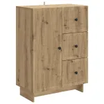 Bufet Stejar Artizanal 66 x 34,5 x 90 cm Lemn prelucrat GartenMobel Dekor