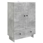 Bufet Gri Beton 66 x 34,5 x 95 cm Lemn prelucrat GartenMobel Dekor