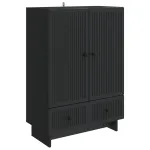 Bufet Negru 66 x 34,5 x 95 cm Lemn prelucrat GartenMobel Dekor