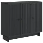 Bufet Negru 89 x 34,5 x 80 cm Lemn prelucrat GartenMobel Dekor