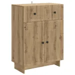 Bufet Stejar Artizanal 66 x 34,5 x 90 cm Lemn prelucrat GartenMobel Dekor
