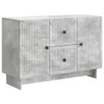 Bufet cu sertar Gri Beton 89 x 34,5 x 60 cm Lemn prelucrat GartenMobel Dekor