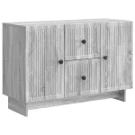 Bufet cu sertar Sonoma gri 89 x 34,5 x 60 cm Lemn prelucrat GartenMobel Dekor