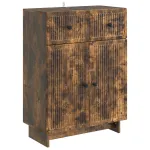 Bufet cu sertar Stejar fumuriu 66 x 34,5 x 90 cm Lemn prelucrat GartenMobel Dekor