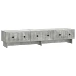 Cabinet TV Gri Beton 147 x 34,5 x 30 cm Lemn prelucrat GartenMobel Dekor