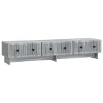 Cabinet TV Sonoma gri 147 x 34,5 x 30 cm Lemn prelucrat GartenMobel Dekor