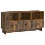 Cabinet TV Stejar fumuriu 102 x 34,5 x 50 cm Lemn prelucrat GartenMobel Dekor