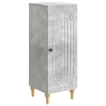 Bufet Gri Beton 33 x 34,5 x 90 cm Lemn prelucrat GartenMobel Dekor